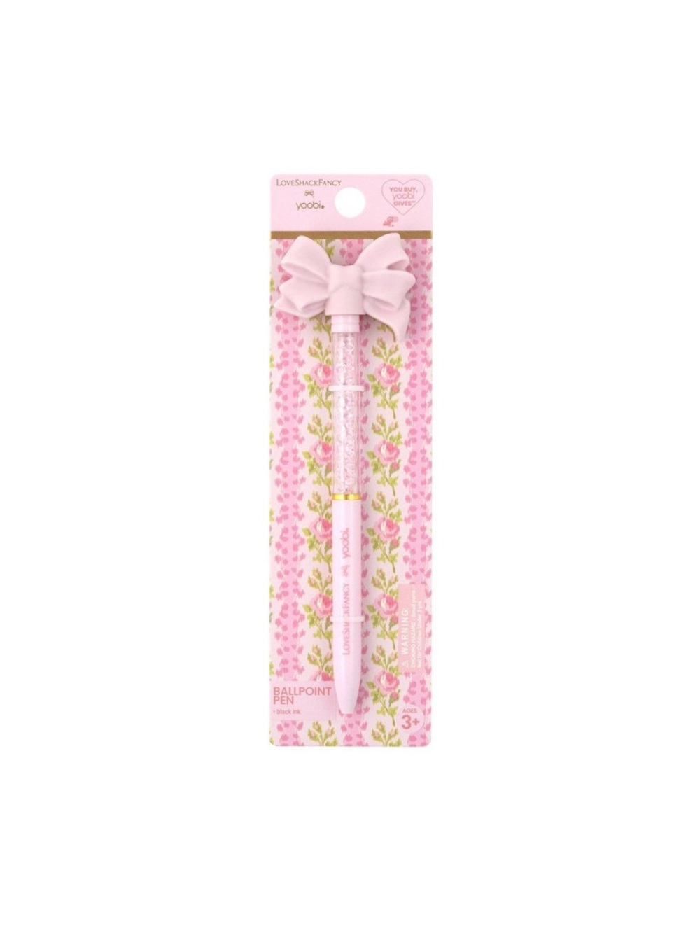 🎀LoveShackFancy x Target~Yoobi Blooming Heirloom Novelty Ballpoint Pen